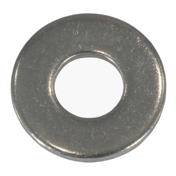 Midwest Fastener Flat Washer, Fits Bolt Size #10 , 18-8 Stainless Steel 100 PK 53793
